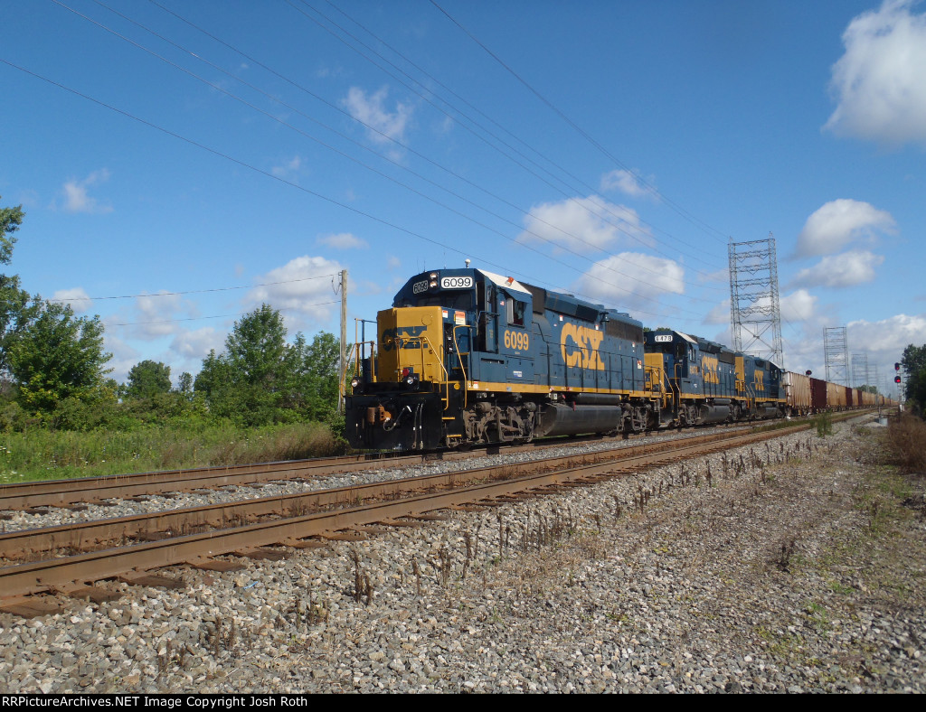 CSX 6099, CSX 6478 & CSX 2244